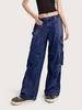Women's High-Waist Retro Wide-Leg Jeans - Autumn Street Style