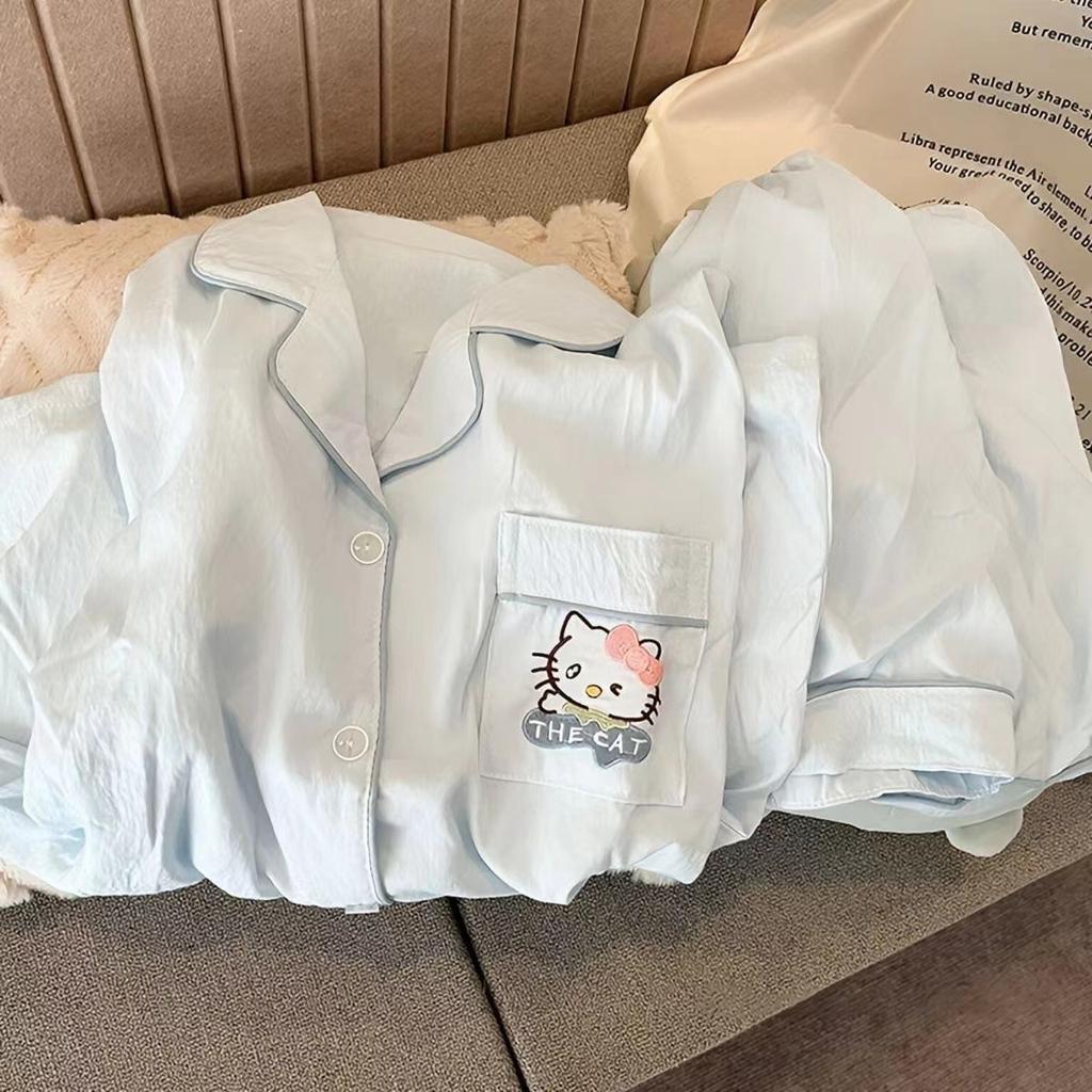 Sommer neue Pyjamas Damen kurzärmelig Shorts dünne Wolkenbaumwolle Cartoon niedlich große Größe Koreanische Version Loungewear