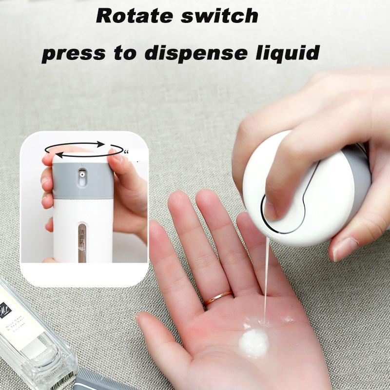 Dispenser da Viaggio 4 in 1 Ciascuno da 40ML Set di Flaconi per Shampoo Lozione Gel Contenitori da Viaggio a Prova di Perdita per Articoli da Toeletta Bagnoschiuma Li