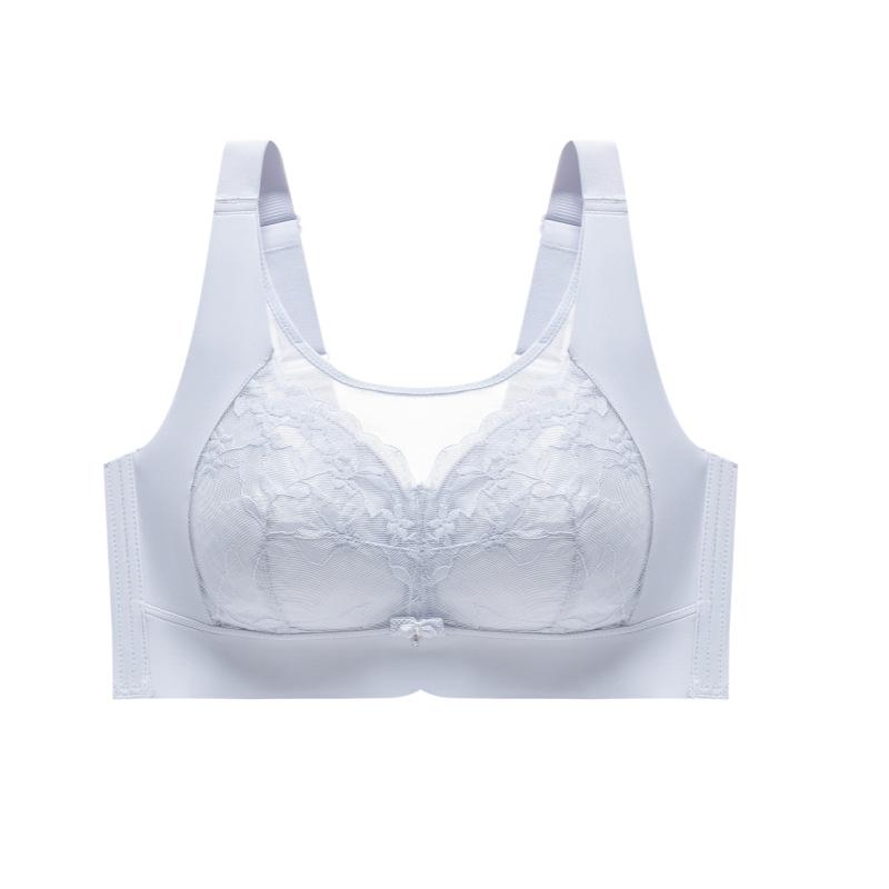 Lingerie Women's Large-sized Full-cup Bra Breast Retraction and Anti-sagging Cup Bra Push Up Bra