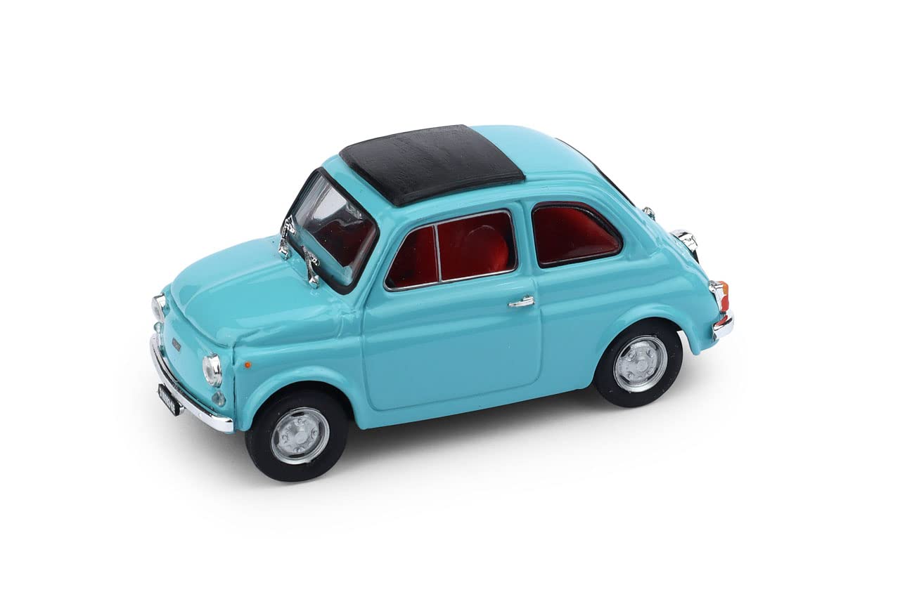 

BRUMM FIAT 500R Closed Roof Butterfly Turquoise BRUMM FIAT 500R CHIUSA TURCHESE FARFAL 1/43 1972-1975 [Item] синій
