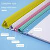 Folder File Test Paper Storage Transparent Book Wallet Book Classification Clip Student Stationery Notebook Case Report Cover Pull Rod Office Supplies