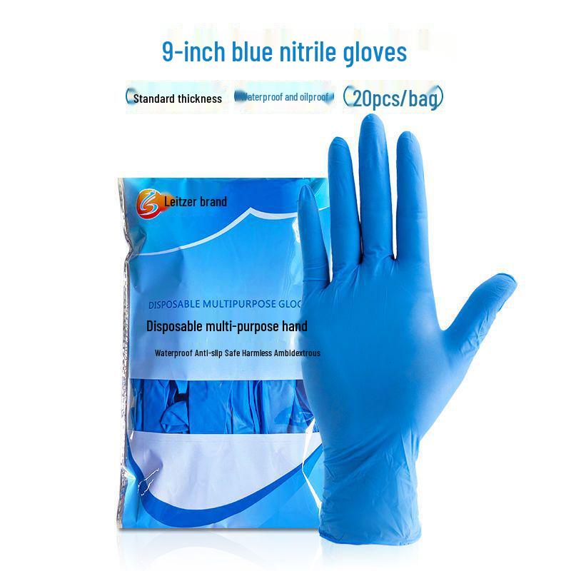 Extended Thick Waterproof Nitrile Disposable Gloves for Dishwashing and Catering