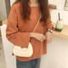 Spring Korean Version of Diamond Lattice Chain Cloud Bag Fashion Casual All-shoulder Oblique Span Small Bag Female