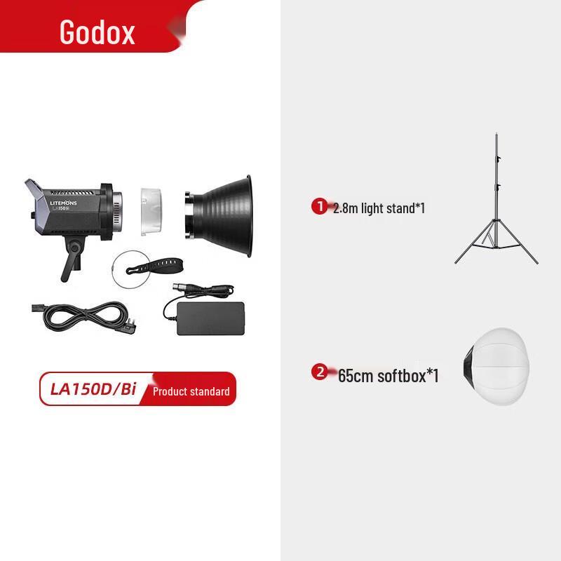 Godox LA150BI Bi-Color LED Video Light with 65cm Lantern Softbox