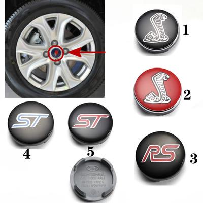 4ks/sada 54mm krytky středového náboje kola auta Krycí štítek pro For-d Fiesta Focus Fusion Mondeo Escap