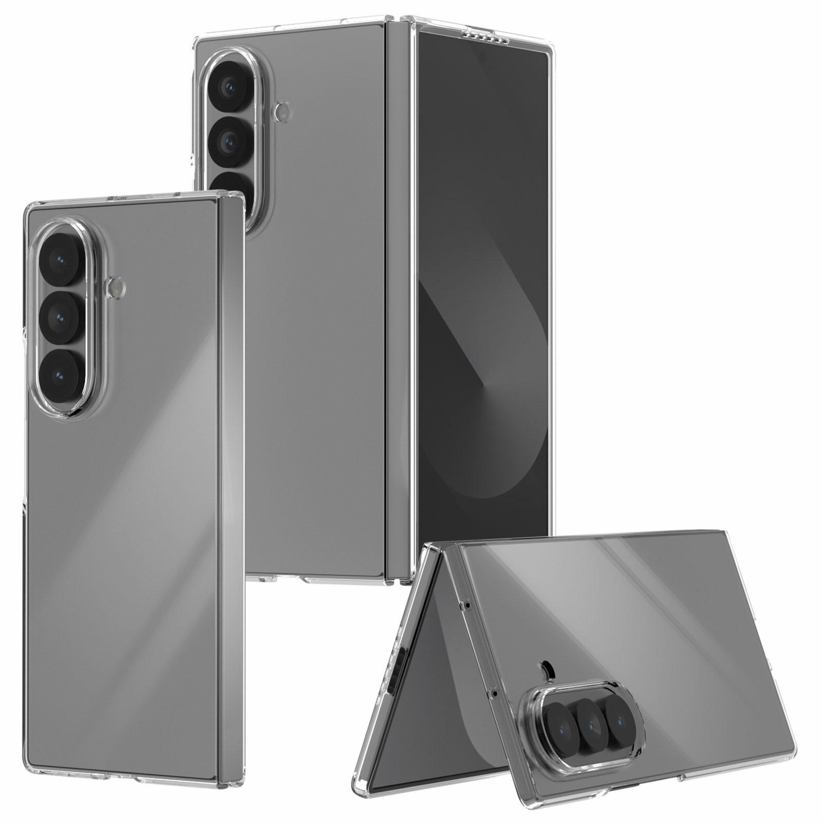 

For Samsung Galaxy Z Fold7 5G Fold Clear Case Anti-Drop Hard PC Phone Cover A