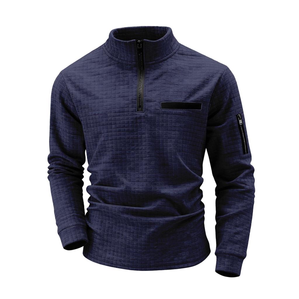 T-shirt alla moda da uomo a maniche lunghe con grafica e ricami - Felpa con cappuccio a maniche lunghe per la primavera e l'autunno