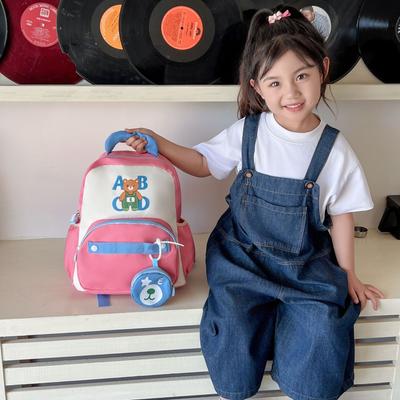 School BagsCartoon Children's  New Children's Backpack Cute Bear Backpack Leisure Bag