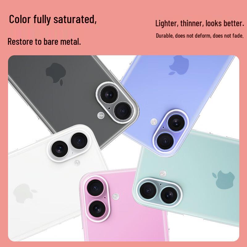 Coque de protection givrée ultra-fine Snowkids pour la série iPhone 16