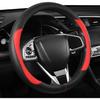 Car Steering Wheel Cover,Microfiber Leather Steering Wheel Cover Universal 14.5-15 Inch, Anti-Slip Breathable Auto Wheel Cover Protector For Men