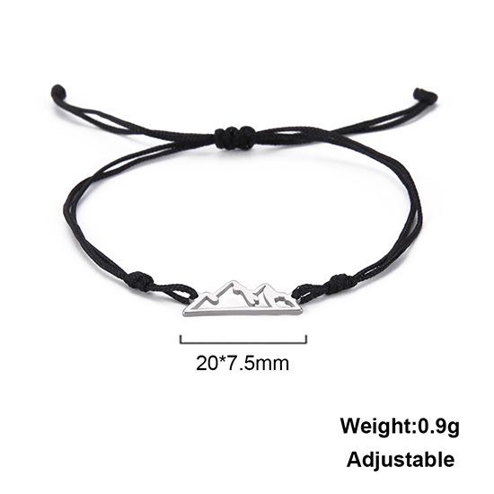 Retro Stainless Steel Personality Witch Knot Dog Paw Bracelet