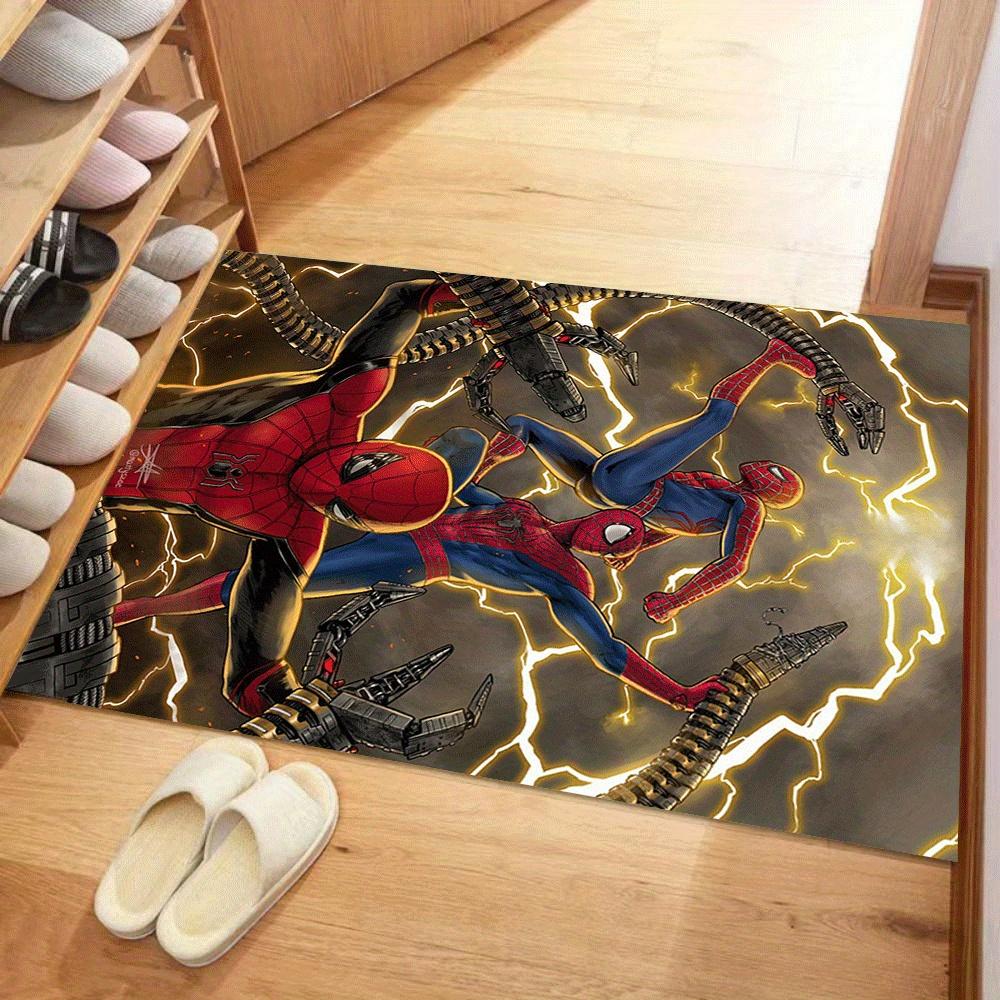 

1 шт. Килим Spider-man, Килимок для кімнати, Спальні та Ігрової кімнати, Міцний, Стійкий до плям та Легкий у догляді, Вітальні 60cm by 90cm