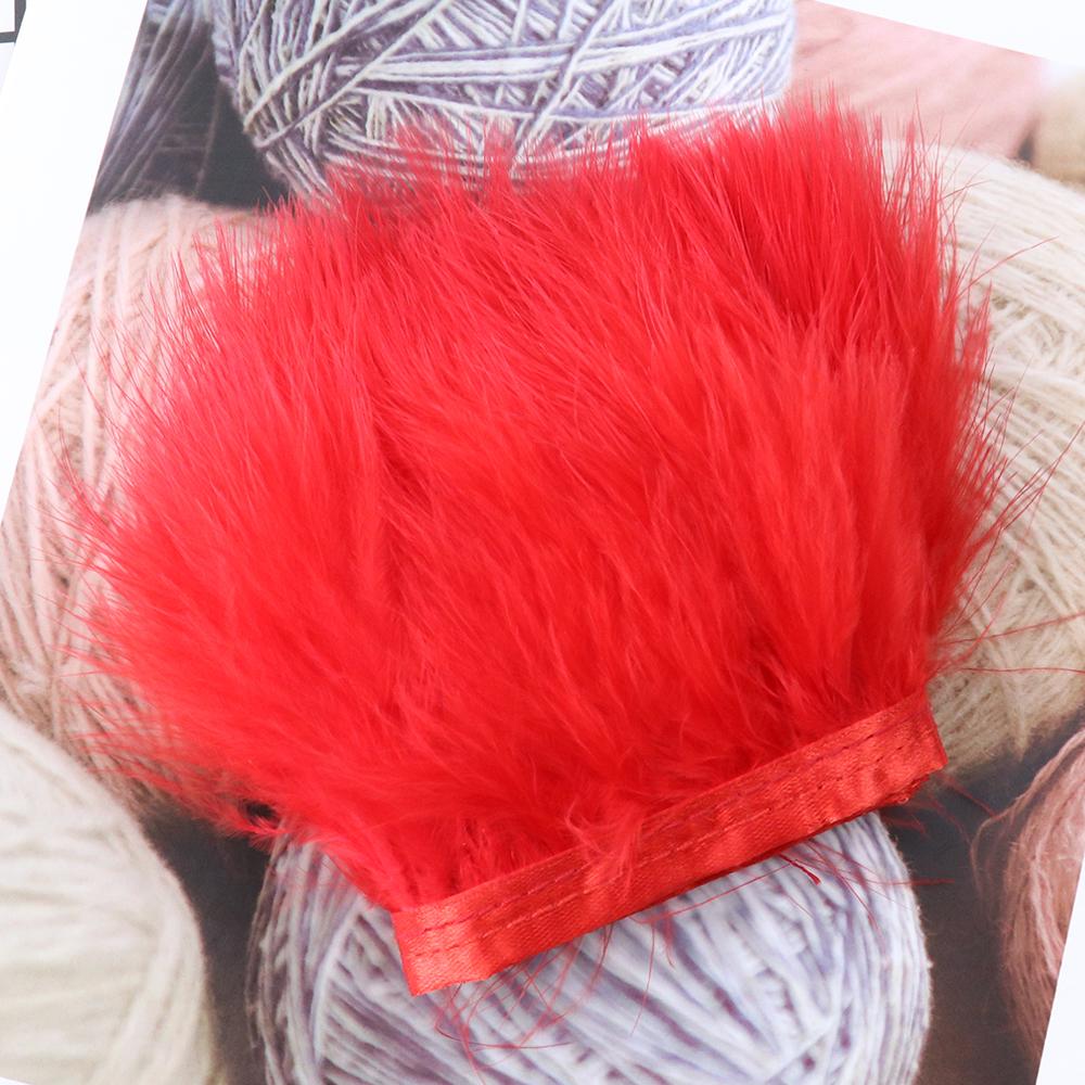 10 Meter Flauschig Weiche Truthahnfedern Besatz Fransen Gefärbtes Buntes Band Kleid Kleidung Nähzubehör Dekoration Feder Handwerk