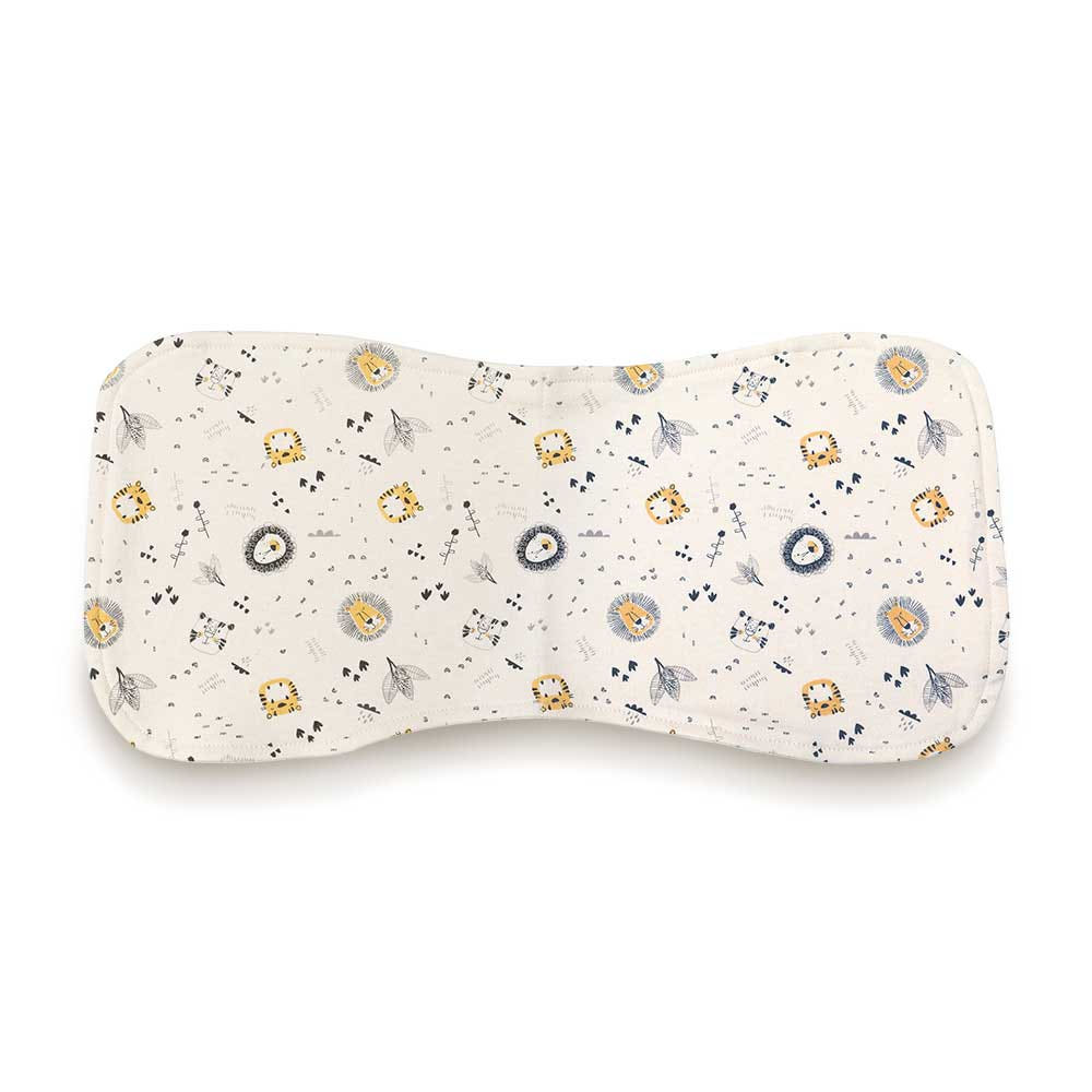 Withorganic Organic Cotton Newborn Burp Pad - Tiger Friend
