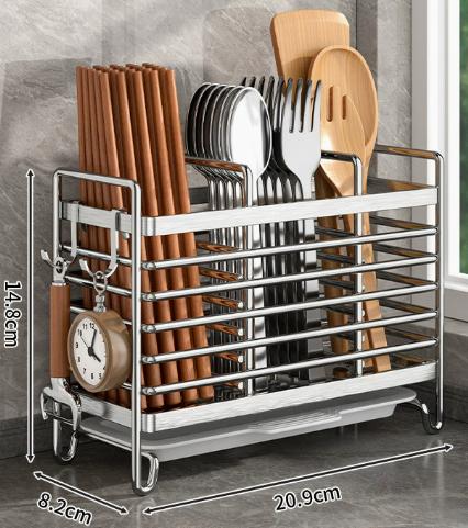 Stainless Steel No-Drill Wall Mount or