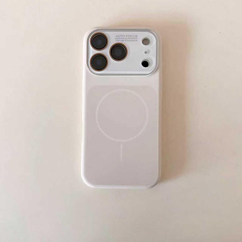 Silicone Magnetic Ring Case for iPhone 17 Pro Max with Apple 16 Large Window Protection