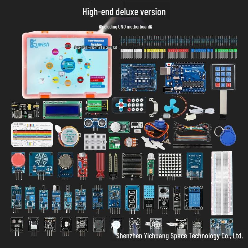 Arduino Uno R3 Beginner's DIY Electronic Kit with Sensor Development Board