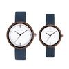 Wilseupabeulig Wooden Couple Wristwatches - Zeon Blue Couple
