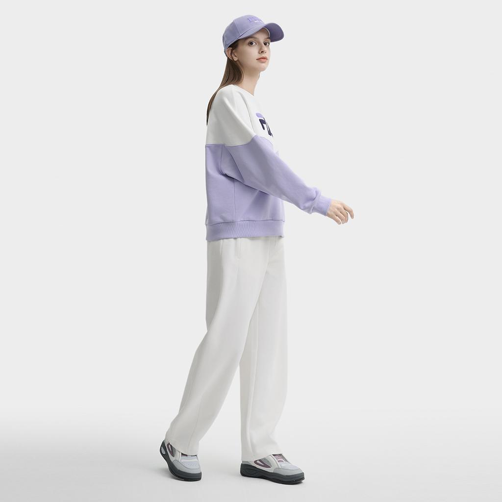 New FILA Sweatshirt Women's Cloud White F11W449218FWT