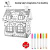DIY Cardboard House Model for Kids: Creative Early Education Puzzle Toy (Ages 3-6)