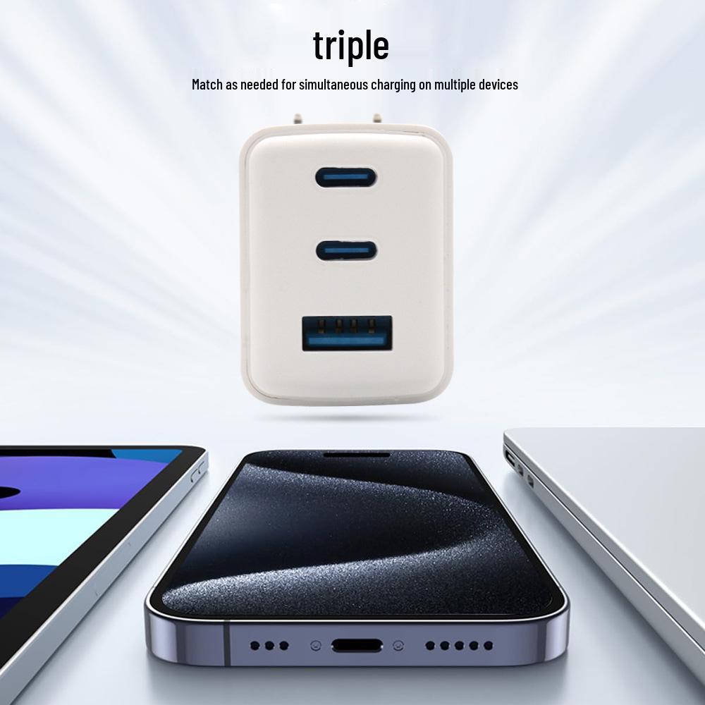 67W Multi-port GaN Charger for Apple, Huawei, Xiaomi - A+C Ports