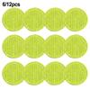 Electric Mop Replacement Pads in Round Shape Soft and Absorbent Material for Routine Floor Maintenance Set of 6/12