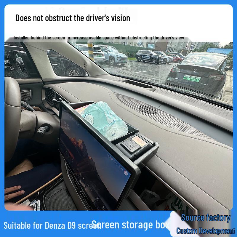 Denza D9 Car Center Console Phone Holder & Storage Box Dashboard