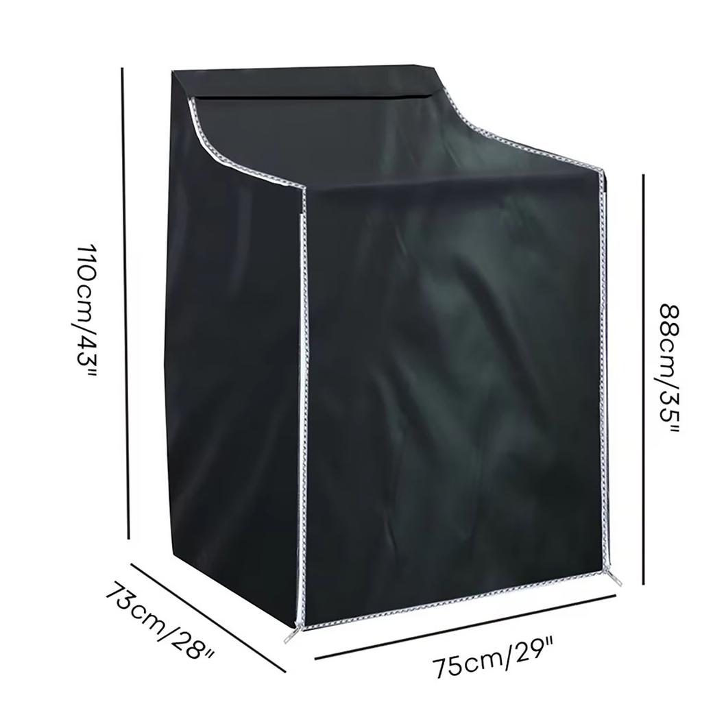 Waterproof & Sun Washing Machine Cover Laundry Drying Machine Durable Automatic Protection - Easy Fit Universal Protector