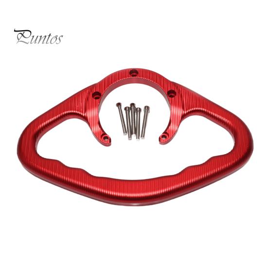 

Подлокотник для бака мотоцикла Z800 Z1000 ZX6R, поручни для пассажира, ручка безопасности, подлокотник из алюминиевого сплава, обработанный на станке с ЧПУ, для комфорта и безопасности красный