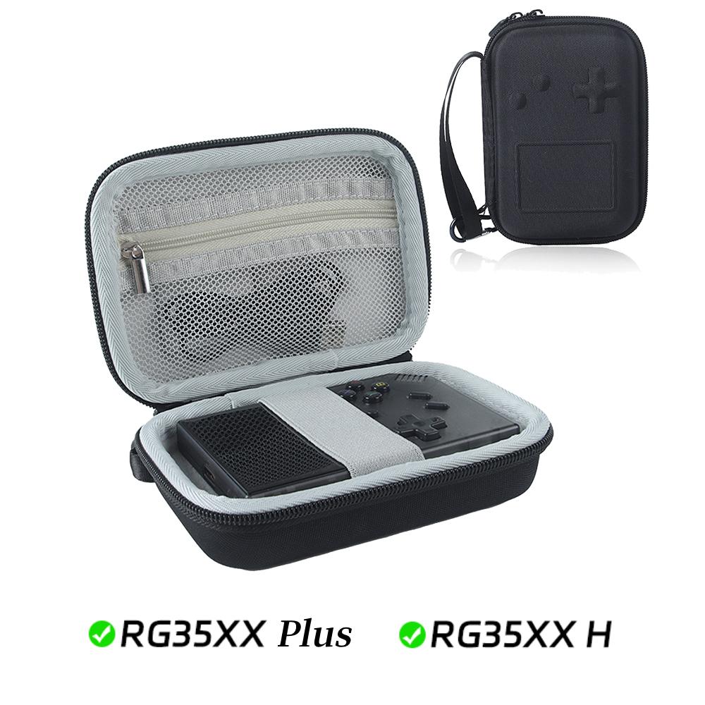 EVA Protective Case for Miyoo Mini Plus for Anbernic RG35XX H RG556 rg35xxsp R36S Handheld Game Console Portable Storage Bag