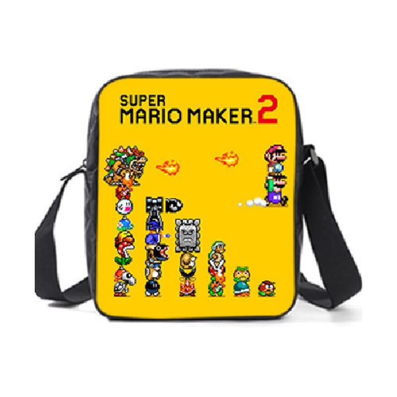 New Arrival Mario Cartoon Backpack For Elementary And Middle School Students Lunch Bag And Pencil Case Included