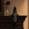 Decorazione Stanza Stile Vittoriano Statuetta Dea Mietitore Stampata 3D, Scultura Figura Incappucciata Eterea, Statua Dama Oscura Collezionabile Fantasy Gotico per