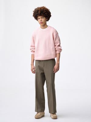 Wide Straight Slacks  Standard Length 70.5 To 74.5 Cm 
