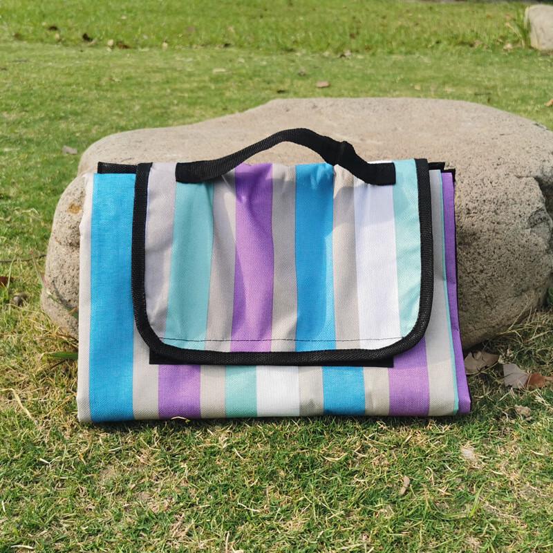 Buleonny Striped Oxford Picnic Blanket 150 x 200 cm
