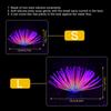 Artificial Silicone Sea Urchin Ball Fluorescent Effect Decoration Aquarium Underwater World Fish Tank Landscape Ornament