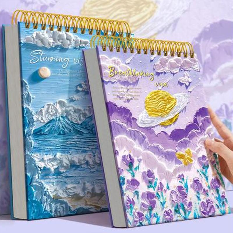 A4/8K/16K Thickened Sketchbook 60 Sheets 160G For Drawing Watercolor/Oil Painting/Colored Pencils Blank Drawing Book