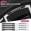 4PCS Car Logo Aluminum Stickers Auto Wheel Hub Decoration For Century Excelle XT Encore Enclave Royaum Park Avenue GL8 GL6