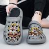 Summer Mens Garden Shoes  EVA Slippers Beach Shoes Casual Sandals Latex Slippers
