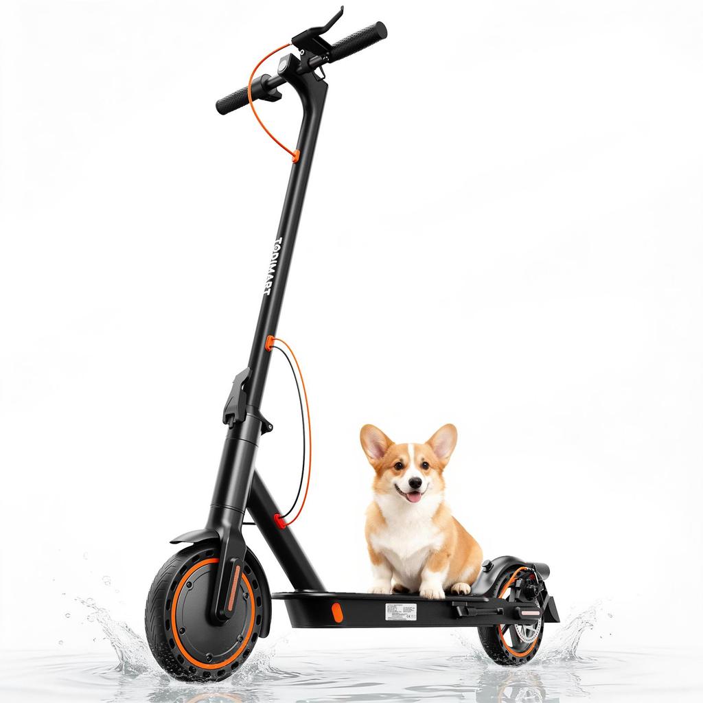 Monopattino Elettrico per Adulti con Freccia e App, Autonomia 30-35 km, E-Scooter Pieghevole Ultraleggero da 8,5", Motore 350W, 3 Modalità di Velocità, TODIMART T3S