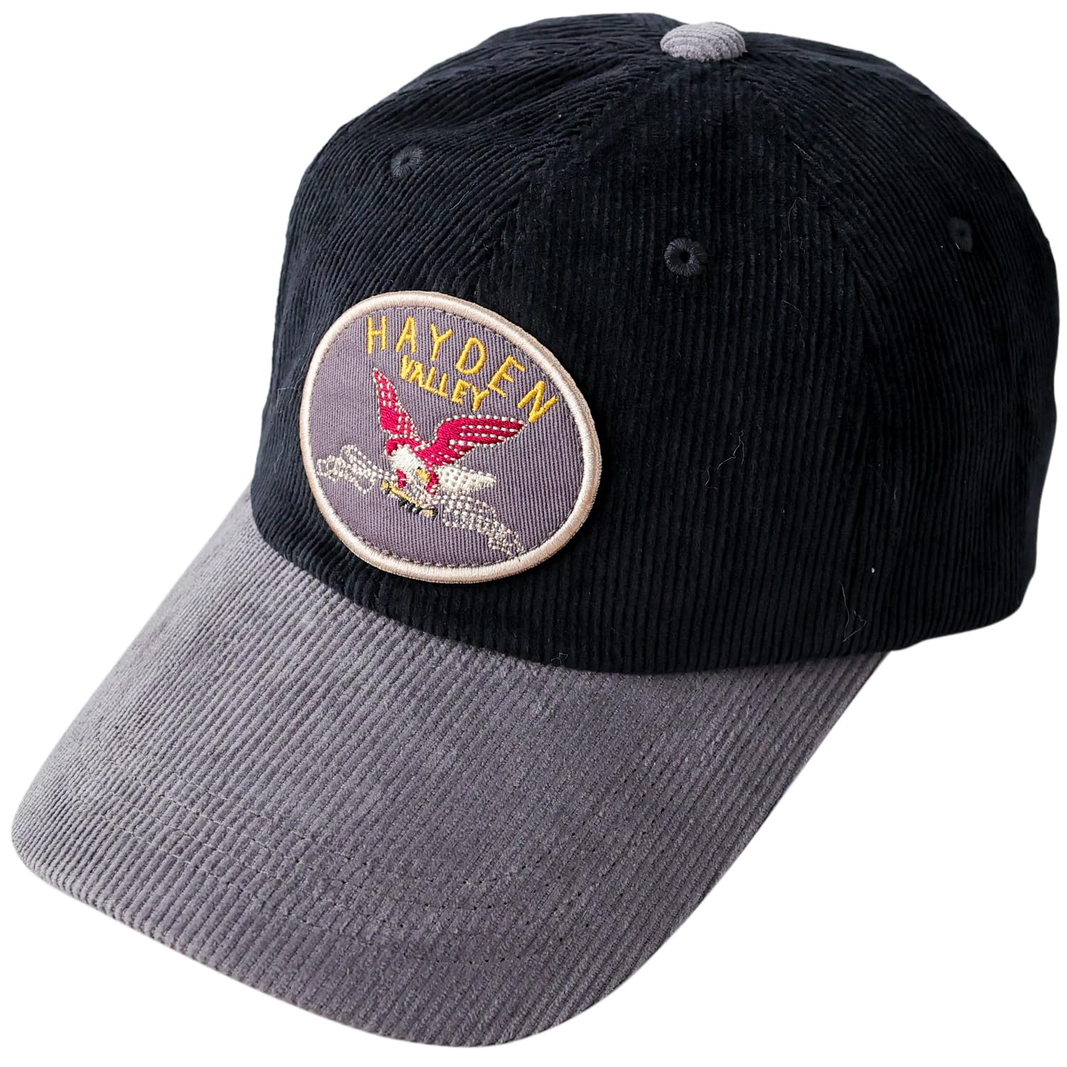 AVIREX Corduroy Military Low Military Baseball Black Cap, Cap, Men s, Fall/Winter, AIRFORCES,