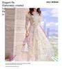 2025 Summer Floral Chiffon Dress: Puff Sleeve, Waist-Slimming, Short Sleeve