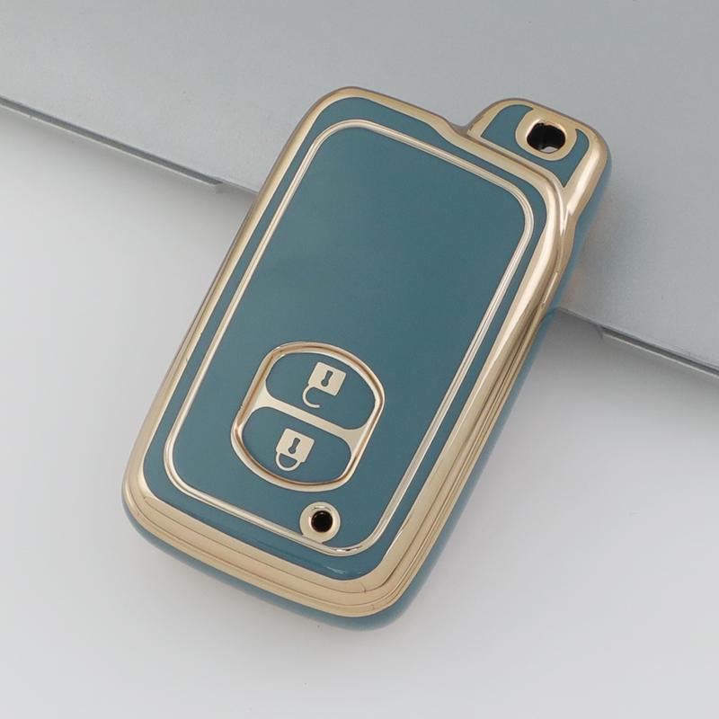 TPU Shell Fob Car Remote Key Case Cover Accessories For Toyota Camry Prius Land Cruiser Prado 150 Crown For Subaru Foreste XV