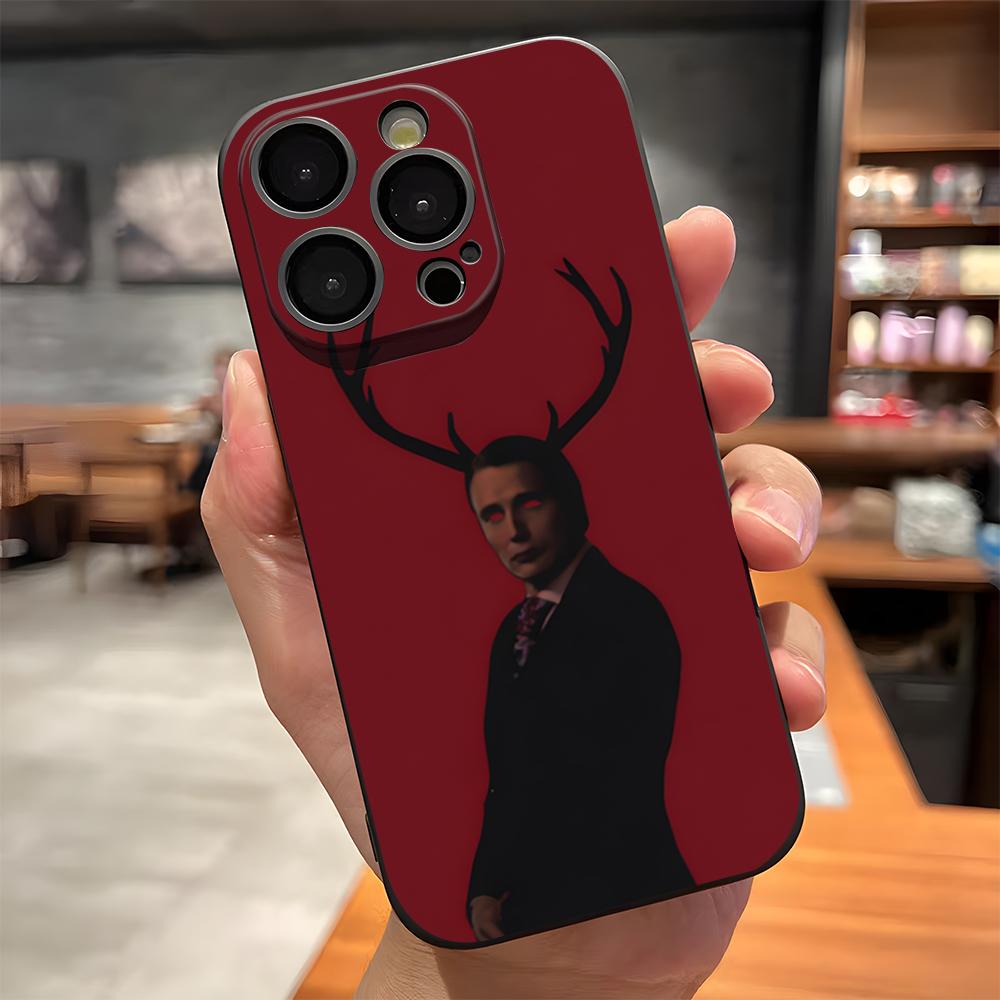 Horror TV Series Hannibal Phone Case For IPhone 17 Pro Max 15 Pro 16 14 Plus 12 13 Mini 11 Pro Shockproof Soft Cover