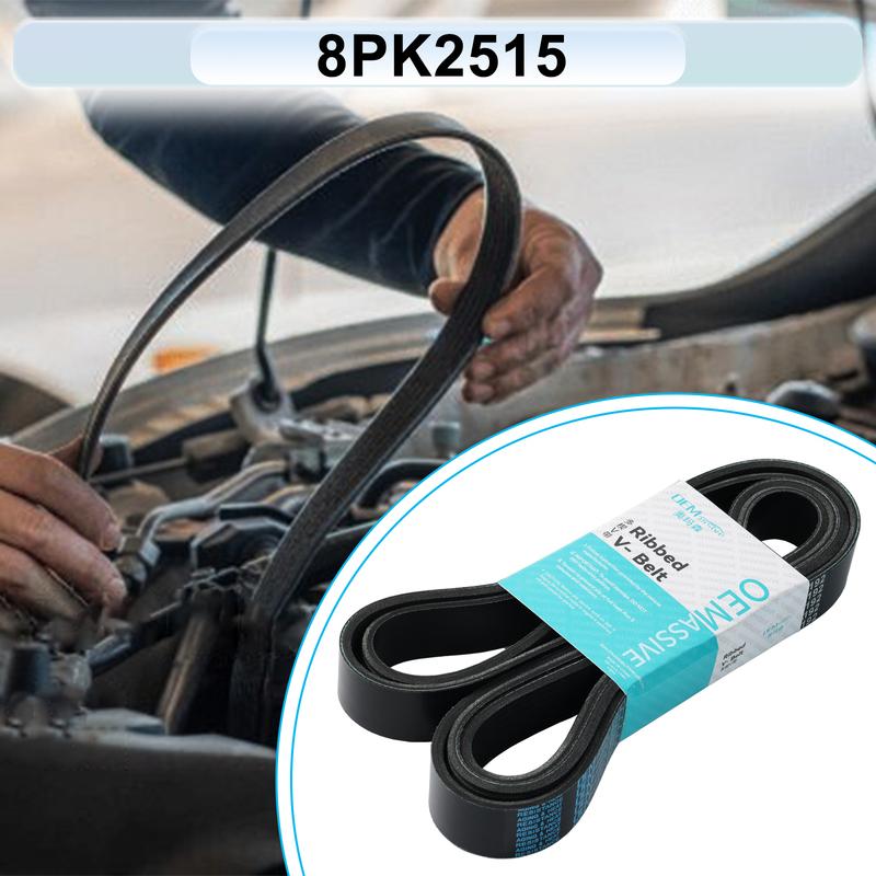 8PK2515 8PK2513 8PK2514 Car Generator Belt Air Conditioner 8 Rib Multi V Drive Belts Ribbed V Belt For Ford MERCEDES-BENZ SETRA