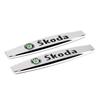 Car Exterior Side Decals Anti Scratch Sticker for Skoda Citigo Fabia Kamiq Karoq Kodiaq Octavia Rapid Roomster Superb Emblem