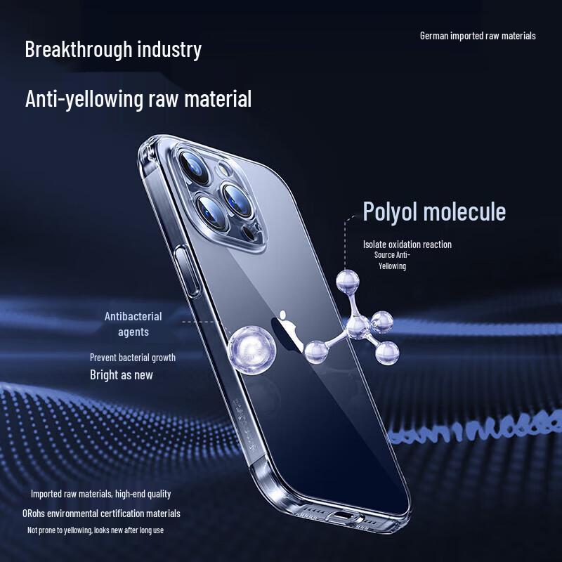 ShineMo iPhone 15 Serie Airbag Anti-Sturz Transparentes Weiches Case