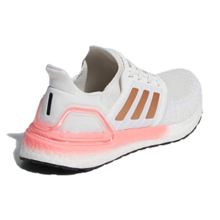 Adidas Ult Lightweight Comfortable Fabric Shock Absorption Non-Slip Wear-Resistant Low-Top Running Shoes Women Running Shoes White Copper Pink FY3464