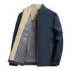 Breathable and Wear-resistant New Spring and Autumn Middle-aged Men's Jacket Stand Collar Jacket Thin Loose Casual Versatile Top