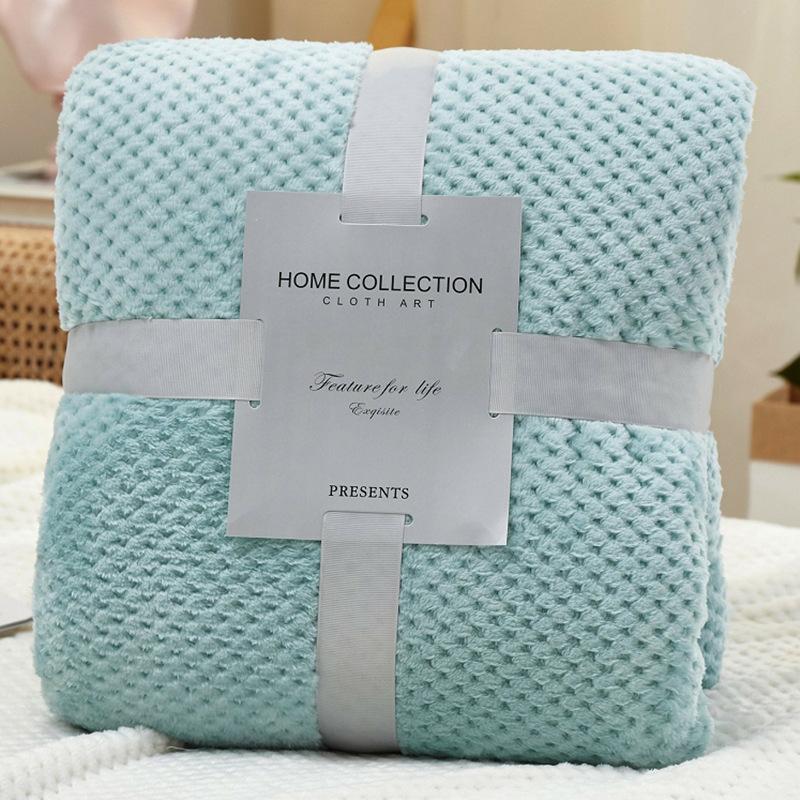 Plaid Thicken Flannel Soft for Baby Newborn Receiving Blankets Bed Accessories Sofa Blanket Stroller Siesta Cover Kids Gift